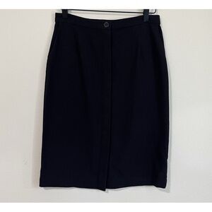 Rodebjer Size Small Black Pencil Button Up Mini Skirt